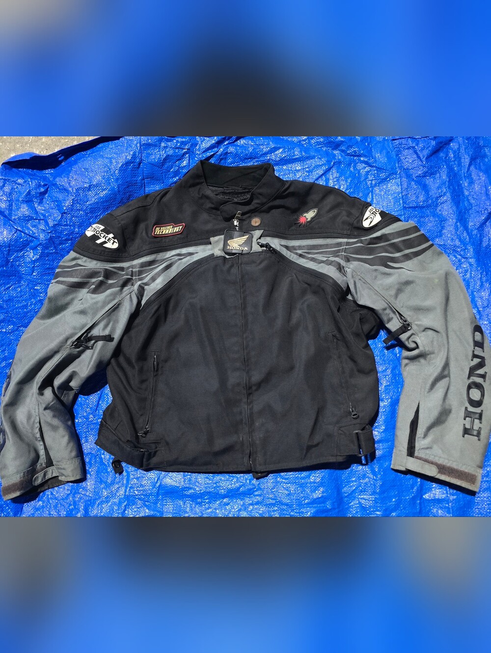 Joe Rocket Honda All Weather Textile Motorcycle Jacket Size M